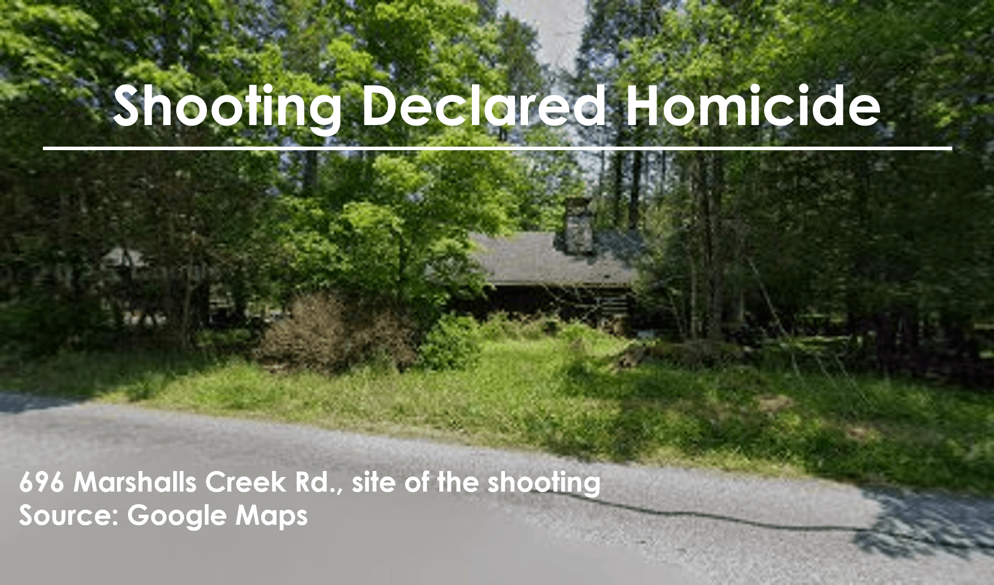Lead photo: THE LEAD: MARSHALL'S CREEK SHOOTING RULED A HOMICIDE