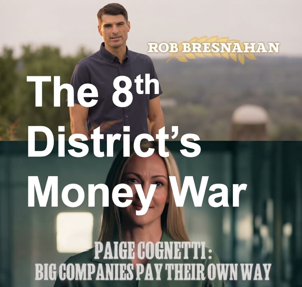 Lead photo: THE 8TH DISTRICT'S MONEY WAR